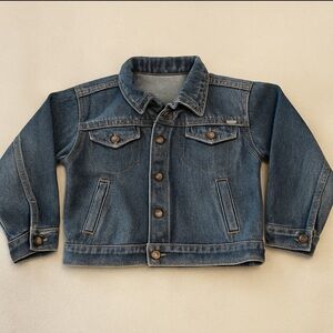 Vintage Calvin Clothing Company Kids Denim Jacket (Size 5/6)